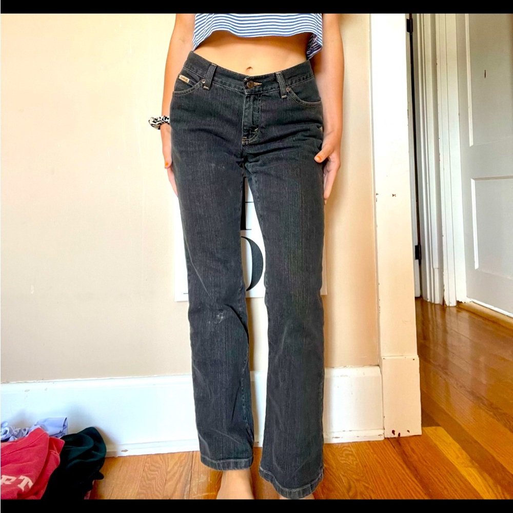 Eddie Bauer Vintage Wash Boot Cut Jeans